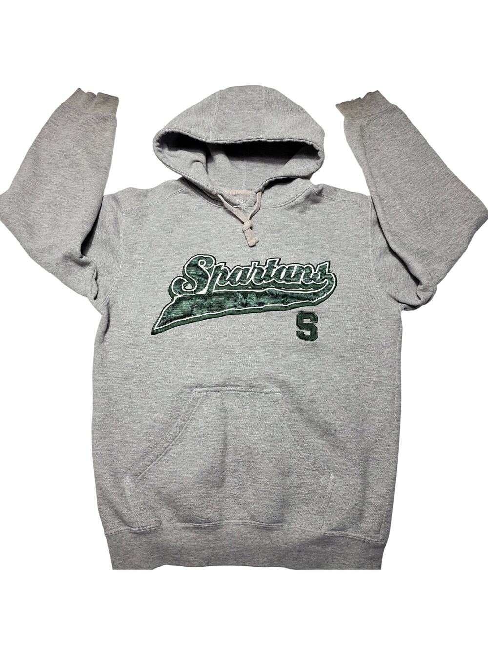 Michigan State Spartans Hoodie Men’s Small Stitched P2 By Pro Player Fleece